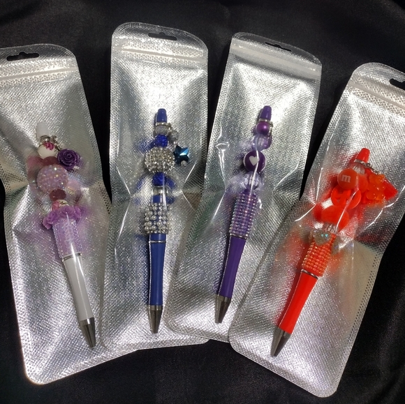 Handmade Refillable Bling Pens - Picture 1 of 8